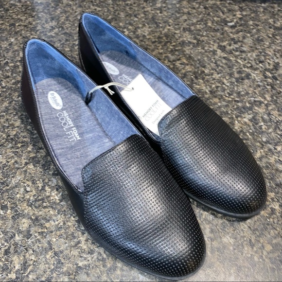 Dr Scholl's Cool Fit Memory Foam Comfort Black Loafers Women's Size 7.5 - Picture 1 of 8